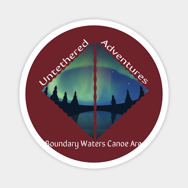 Northern Lights Magnet by Untethered Adventures 